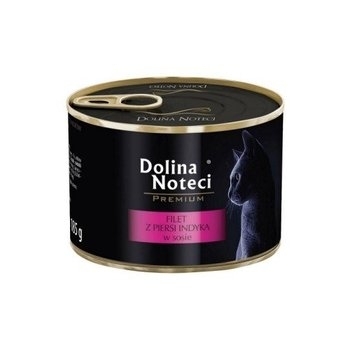 Karma mokra dla kota Dolina Noteci Premium Filat z piersi  indyka 185g