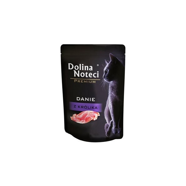 Karma mokra dla kota Dolina Noteci Danie z Królikai  saszet