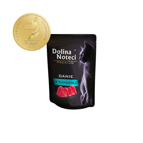 Karma mokra dla kota Dolina Noteci Danie z Tuńczyka  saszet