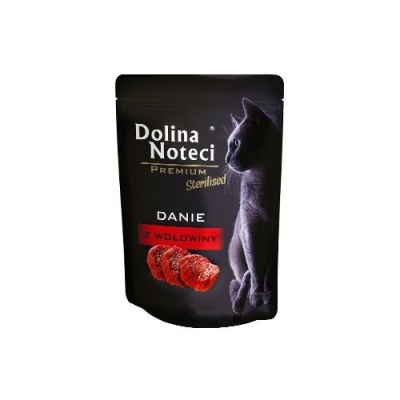 Karma mokra dla kota Dolina Noteci Danie z Wołowiny  85g