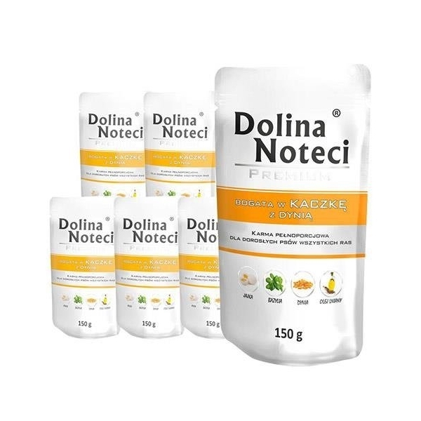 Karma mokra dla psa Dolina Noteci Premium bogata w kaczkę z