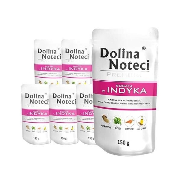 Karma mokra dla psa Dolina Noteci Premium Bogata w Indyka sa