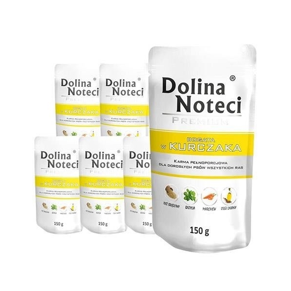 Karma mokra dla psa Dolina Noteci Premium Bogata w Kurczaka 