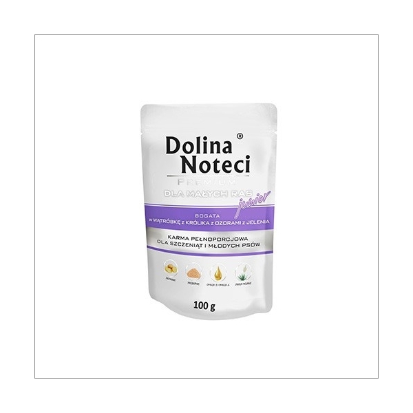 Karma mokra dla psa Dolina Noteci Premium Junior Wątróbka 