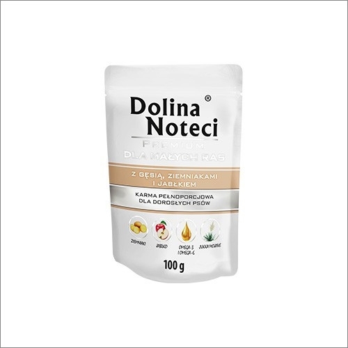 Karma mokra dla psa Dolina Noteci Premium Danie z Gęś ziemniak jabłko saszetka 100 g