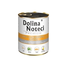 Karma mokra dla psa Dolina Noteci Premium bogata w kaczkę z dynią puszka 400g, 800g
