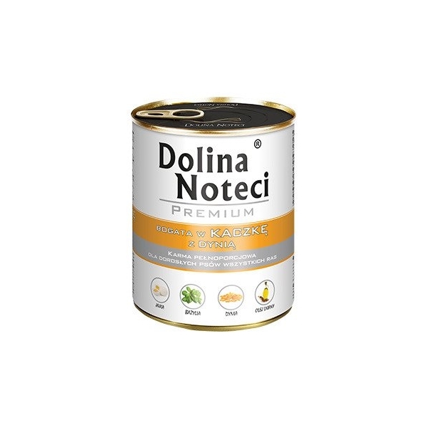 Karma mokra dla psa Dolina Noteci Premium bogata w kaczkę z