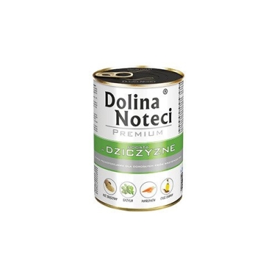 Karma mokra dla psa Dolina Noteci Premium bogata w Dziczyznę 400g, 800g