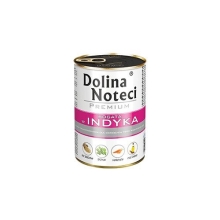 Karma mokra dla psa Dolina Noteci Premium bogata w Indyka 400g, 800g