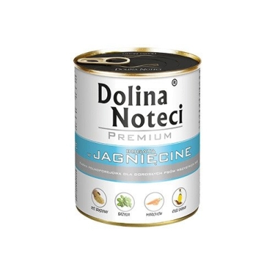 Karma mokra dla psa Dolina Noteci Premium bogata w Jagnięcine 400g, 800g