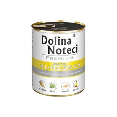 Karma mokra dla psa Dolina Noteci Premium bogata w Kurczaka 400g, 800g