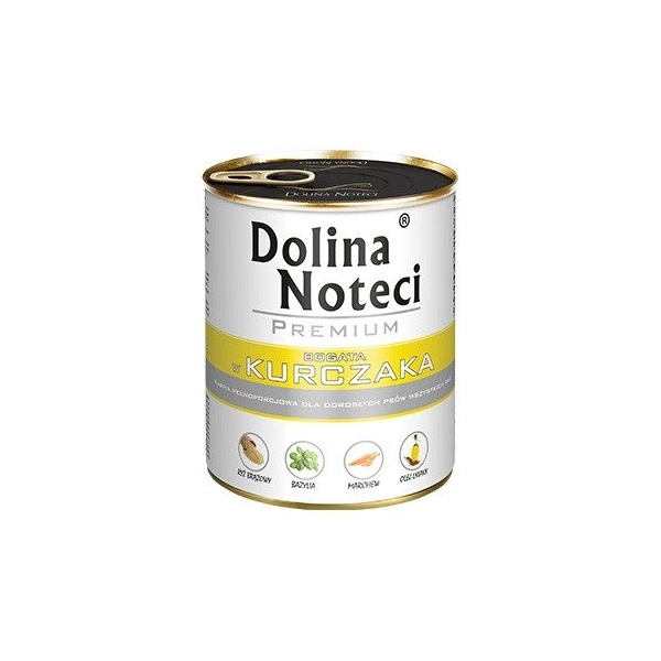 Karma mokra dla psa Dolina Noteci Premium bogata w Kurczaka 