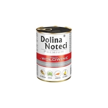 Karma mokra dla psa Dolina Noteci Premium bogata w Wołowinę 400g, 800g