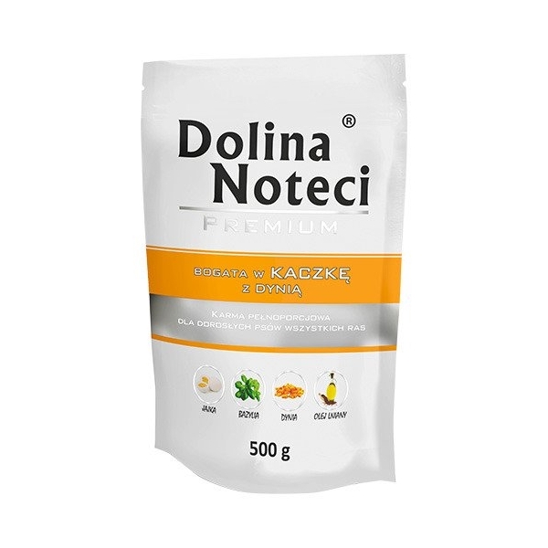 Karma mokra dla psa Dolina Noteci Premium bogata w Kaczkę s