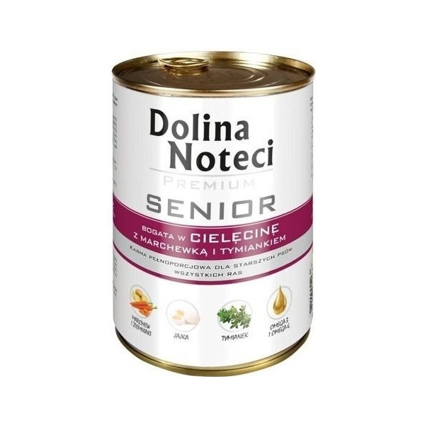 Karma mokra dla psa Dolina Noteci Premium bogata w Cielecine