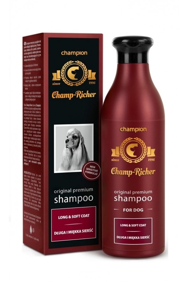 CHAMP-RICHER Szampon Profesjonalny Dla Psa - długa i miękka sierść 250ml