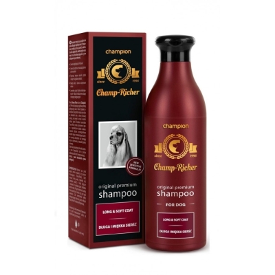CHAMP-RICHER Szampon Profesjonalny Dla Psa - długa i miękka sierść 250ml