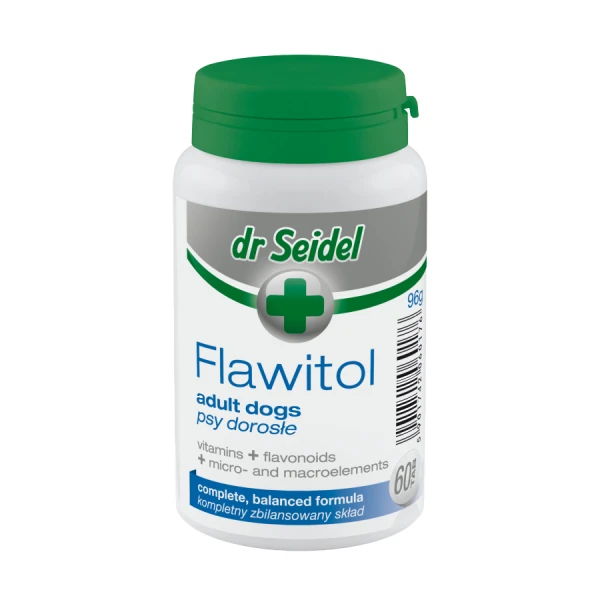 Derma Dr Seidel FLAWITOL dla psów dorosłych 60 tabl ,200 t