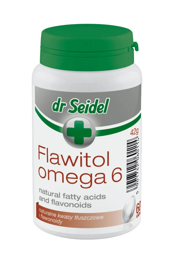 Dr Seidel Flawitol Omega 6 Skóra i Sierść 60 Tabletek