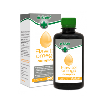 Dr Seidel Dr Seidel Flawitol Omega Complex Zdrowa Skóra Piękna Sierść 250 ml