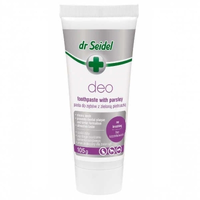 DERMAPHARM  Dr Seidel pasta do zębów dla psów, kotów i fretek 105g