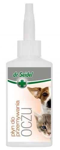 DERMAPHARM Dr Seidel Płyn do przemywania okolic oczu dla psów i kotów 75ml