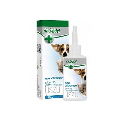 DERMAPHARM Dr Seidel Płyn do Czyszczenia Uszu Pies Kot 75 ml