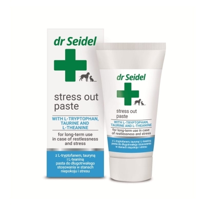 Dermapharm  STRESS OUT preparat łagodnie uspokajający dla psów i kotów Pasta 30 ml