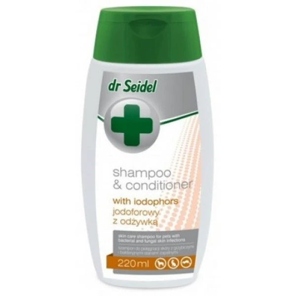 Dermapharm Dr Seidel Szampon Jodoforowy z Odżywką dla psa
