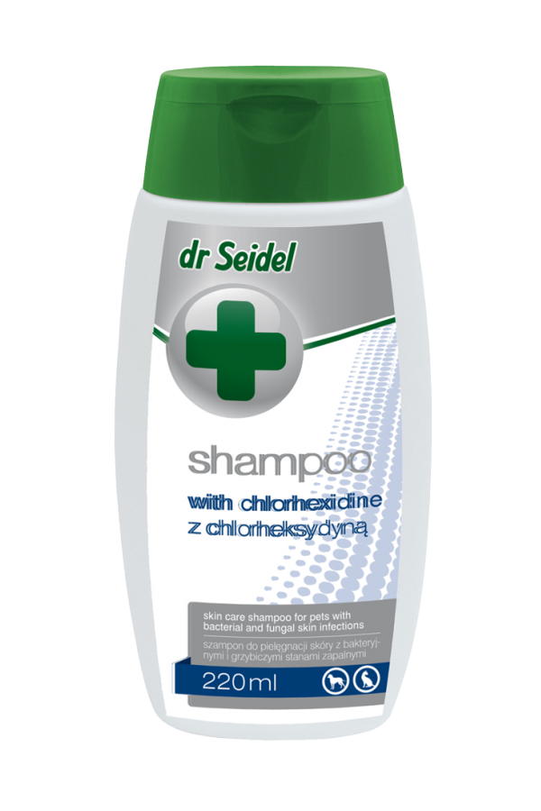 Dermapharm Dr Seidla Szampon z Chlorheksydyną dla psa 220 ml