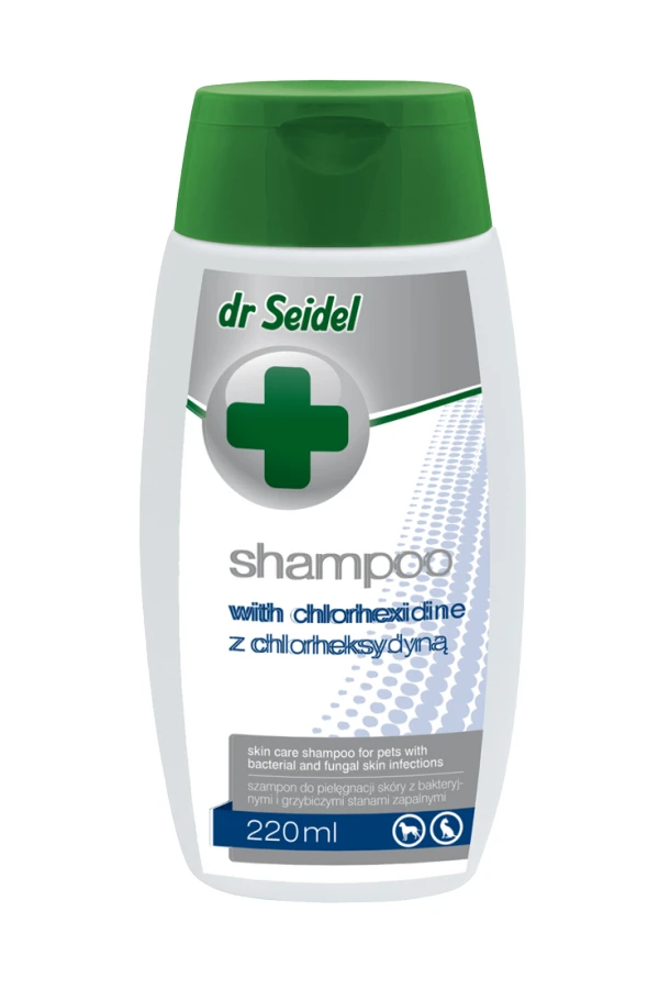 Dermapharm Dr Seidla Szampon z Chlorheksydyną dla psa 220 m