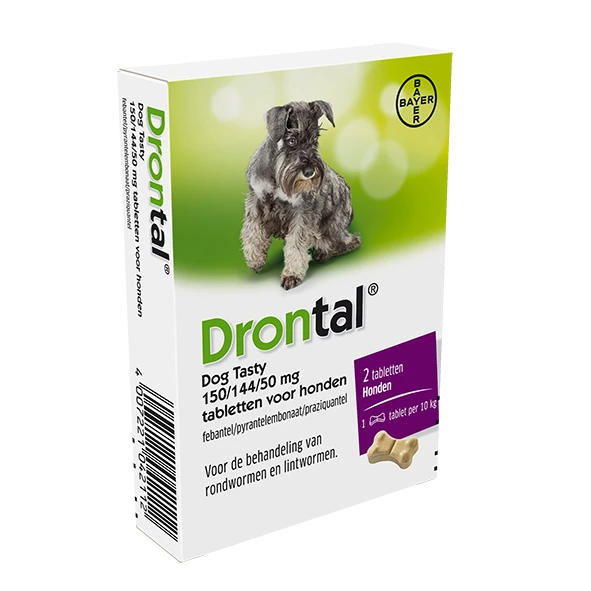 Bayer Drontal  Flavour - 2 tabletki dla psów