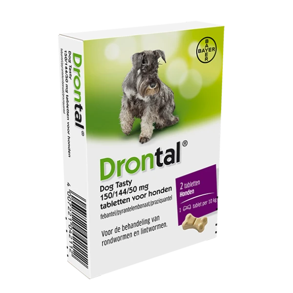 Bayer Drontal  Flavour - 24 tabletki dla psów