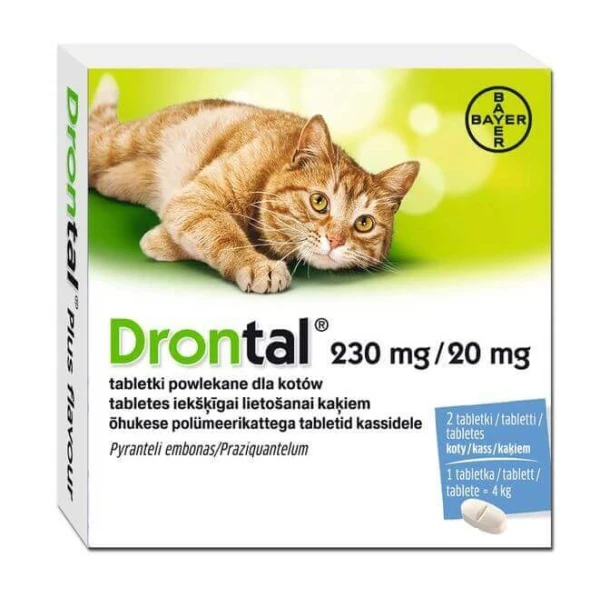 Bayer Drontal 2 tabl koty