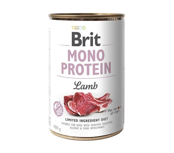 Karma mokra dla psa Brit Mono Protein Lamb Jagnięcina 12x40