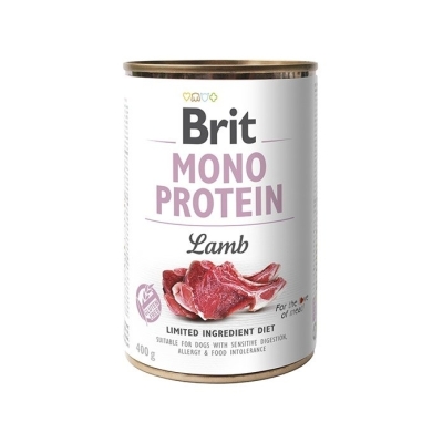Karma mokra dla psa Brit Mono Protein Lamb Jagnięcina 24x400g