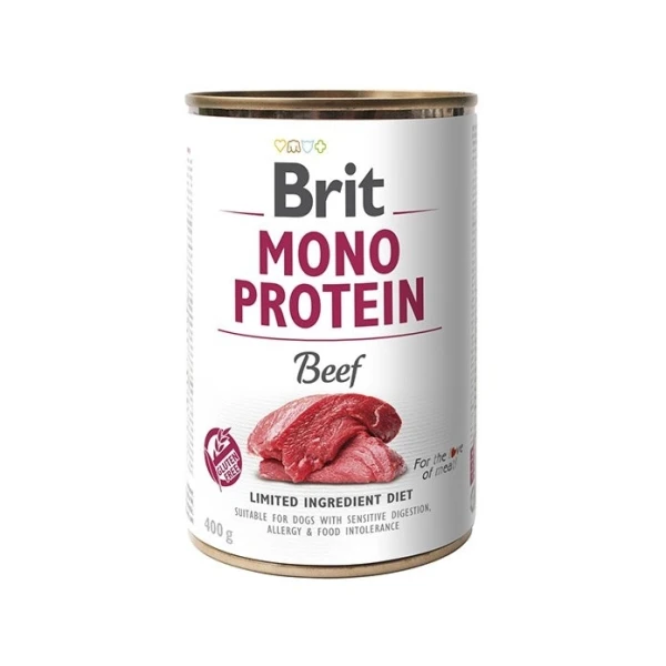 Karma mokra dla psa Brit Mono Protein Beef Wołowina 12x400g