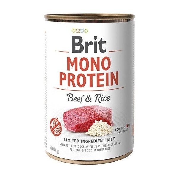 Karma mokra dla psa Brit Mono Protein Beef&Rice Wołowina z 