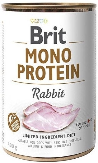 Karma sucha dla psa dorosłego Brit Care Rabbit 12x400g- najlepsza karma z Królikiem