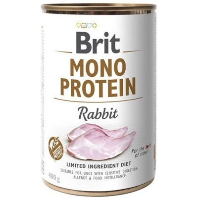 Karma sucha dla psa dorosłego Brit Care Rabbit 12x400g- najlepsza karma z Królikiem