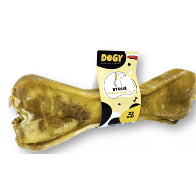 DOGY - Kość ze strusiem 22cm