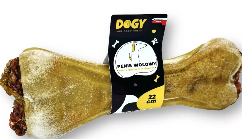 DOGY - Kość z penisem wołowym 22cm