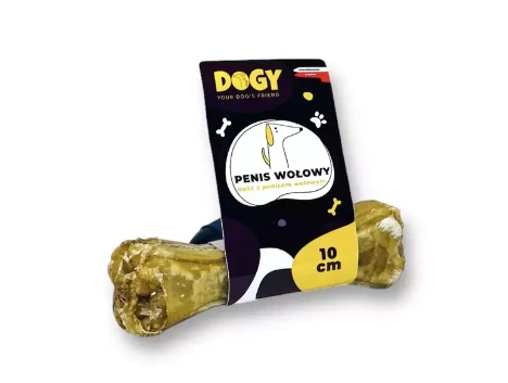 DOGY - Kość z penisem wołowym  10cm