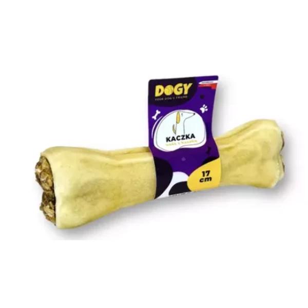 DOGY - Kość z kaczką i jabłkiem 17cm