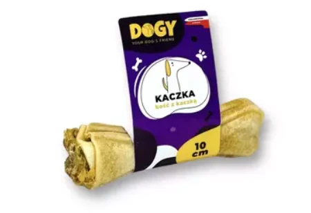 DOGY - Kość z kaczką i jabłkiem 10cm