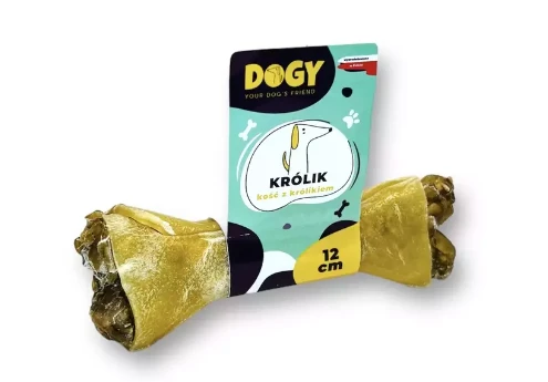 DOGY - Kość z królikiem i marchewką 12cm