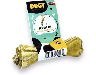 DOGY - Kość z królikiem i marchewką 10cm