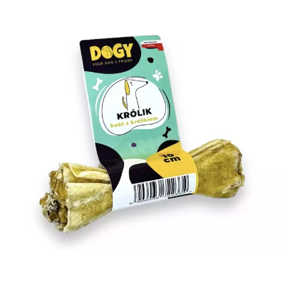 DOGY - Kość z królikiem i marchewką 10cm