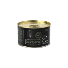 Karma mokra Monobiałkowa dla psa LabraDog Superfood Premium 100% Dziczyzna  6x410g