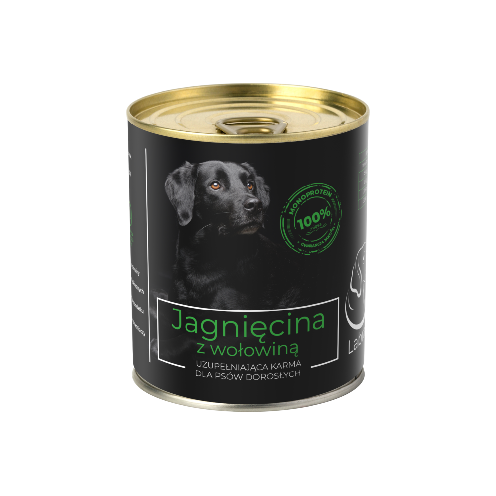 Karma mokra dla psa LabraDog Superfood Premium 80% Jagnięcina  6x850g